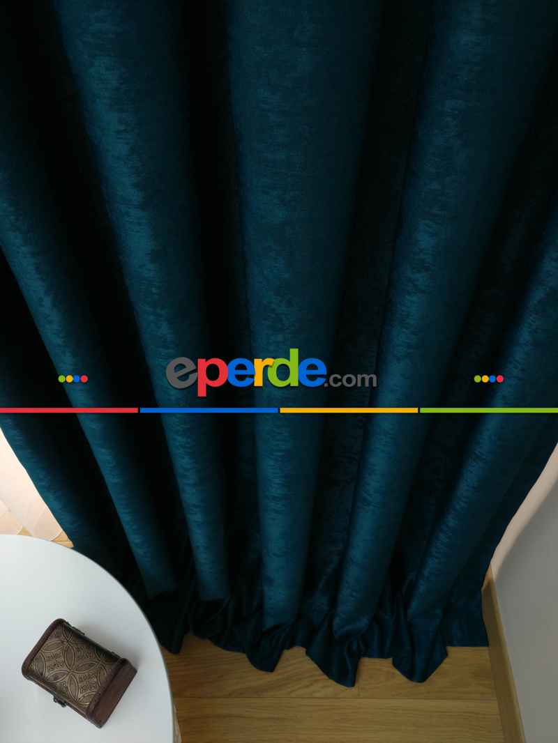 Soft Fon Perde- Yeşil Koyu Yeşil