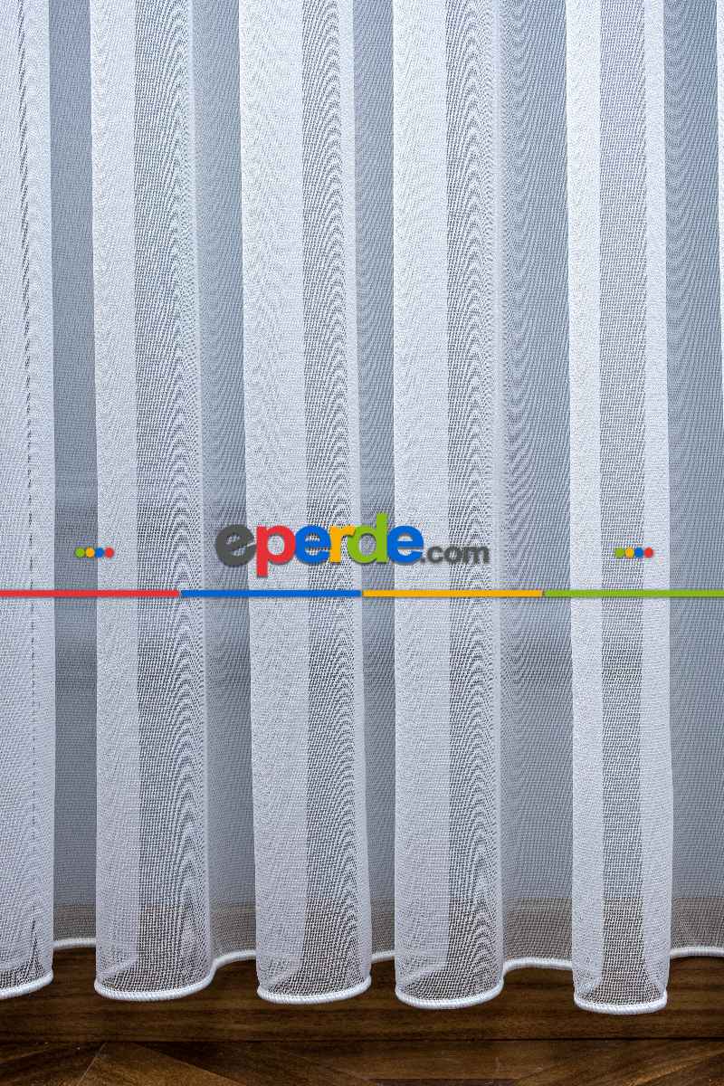 Mutfak - Torino Salon Odası Düz Tül Perde- Ekru