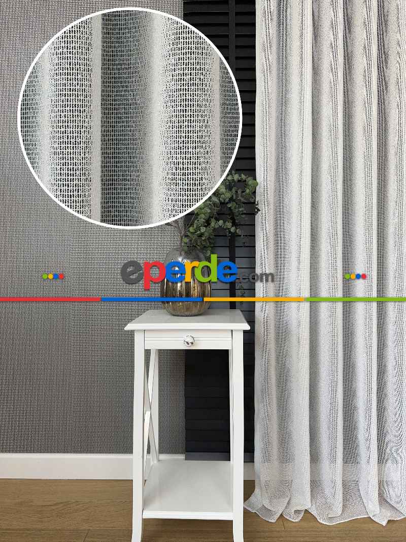 Genç Odası Düz Tül Perde Premium Serisi - Hafif File Tül - Ekru Renk - Ürün Videosu Açıklamada Vardır