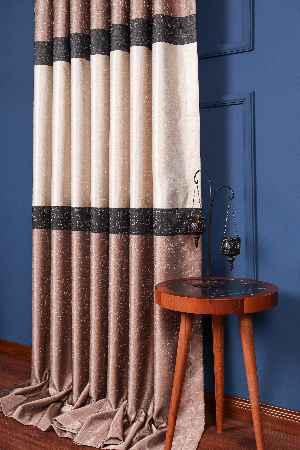 Yeni Sezon Pano Fon Perde - Vizyon - Krem - Siyah