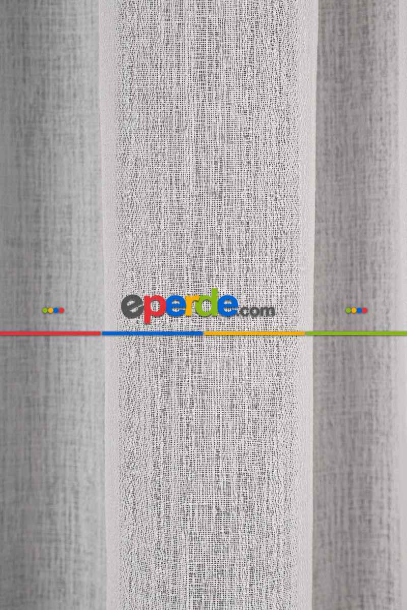 Salon Tül - Kum Düz Tül Perde