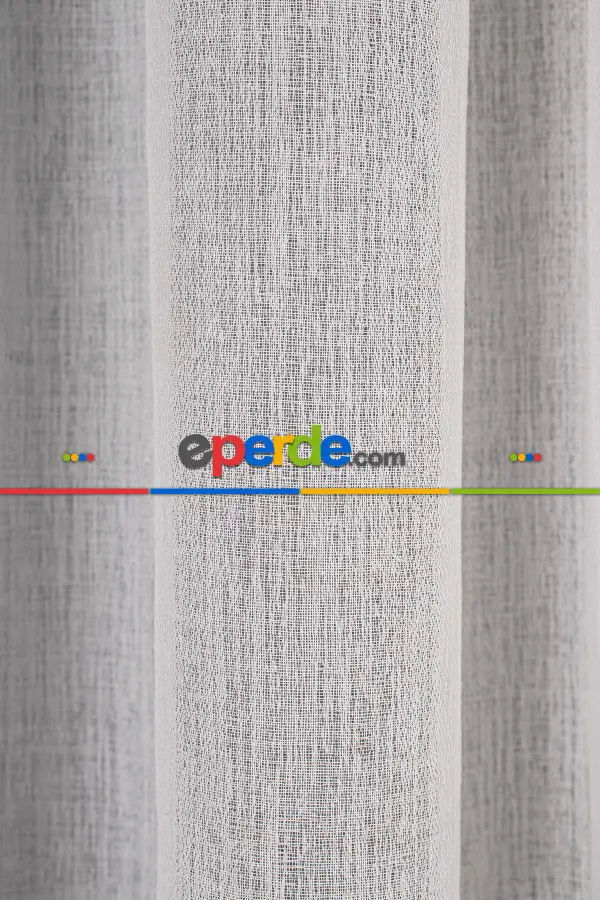 Salon Tül - Kum Düz Tül Perde