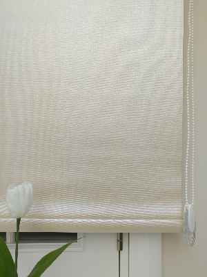 Yaldızlı Blackout Işık Geçirmeyen Stor Perde -şampanya Rengi 1.kalite- Krem Koyu