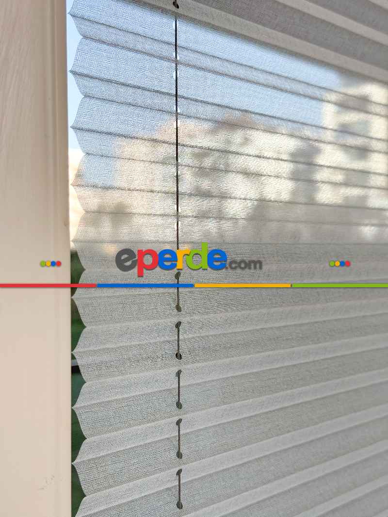 Premium Tül Plise Perde - 9 Renk - Cam Balkon Ve Pimapen İçin