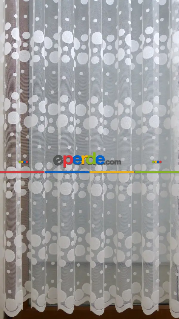 Tül Perde ve Kruvaze Perde 2-48-17- Krem Açık