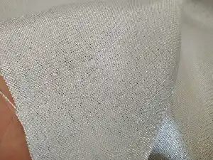 Düz Keten Fon Perde - Gümüş Gri- Gri Açık