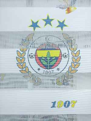 Genç Odası - Zebra Perde- Dijital Taraftar Baskılı Fenerbahçe Zebra Perde- Lacivert-sarı