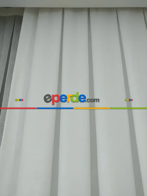 Soft Fon Perde- Beyaz