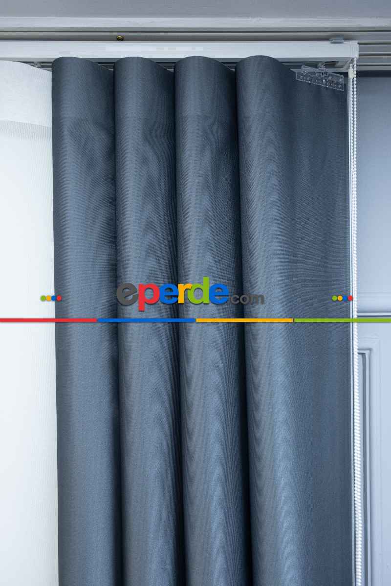 Lens Akıllı Dikey Tül Perde-15- Çok Renkli 2