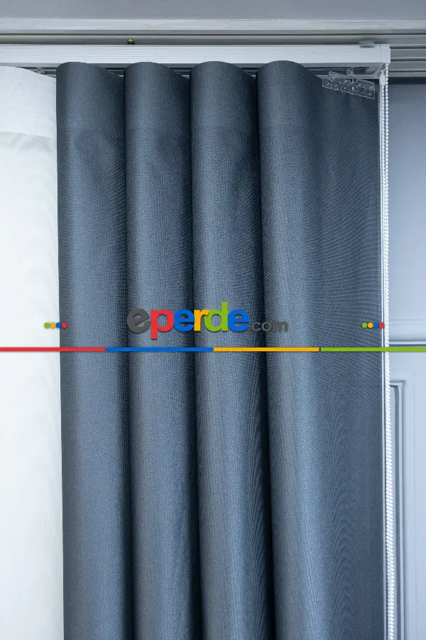 Lens Akıllı Dikey Tül Perde Bulut-15- Çok Renkli 2