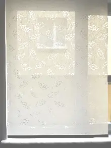 Transparan Desenli Güneşlik Stor Modern Perde