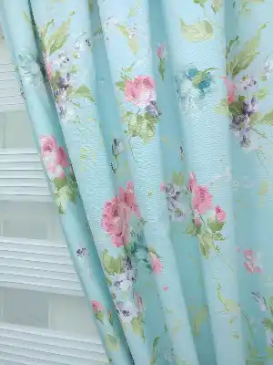 Fon Perde Mint Yeşili En 140 Cm (papyon Opsiyonel)- Yeşil-pembe-mint