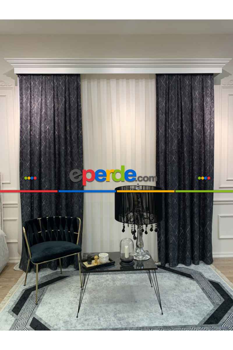 Brillant Fon Perde Livalorent Yeni Model Renk Tasarım Kanat Perde Yan Perde