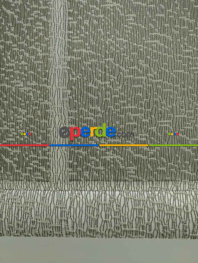 Çiftli Sistem Dantel Stor- Siyah-altın