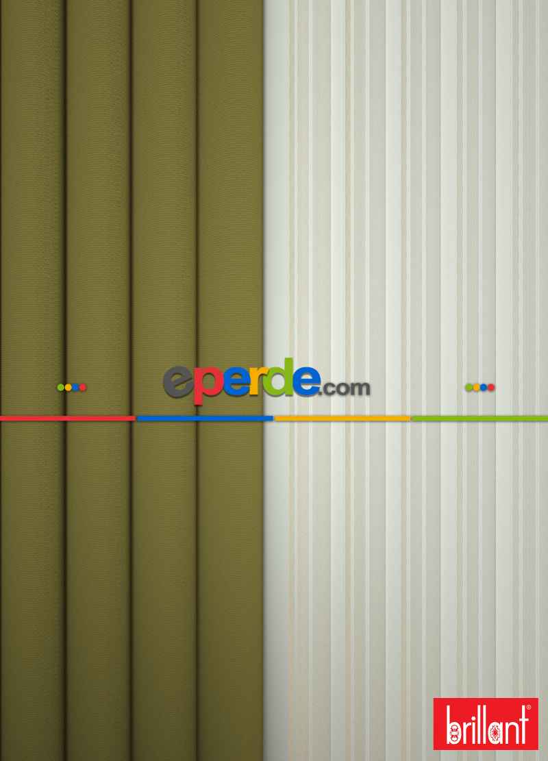 Brillant Akıllı Tül Perde Fıstık Yeşili Tül Dikey Zebra Perde Düz 1. Kalite