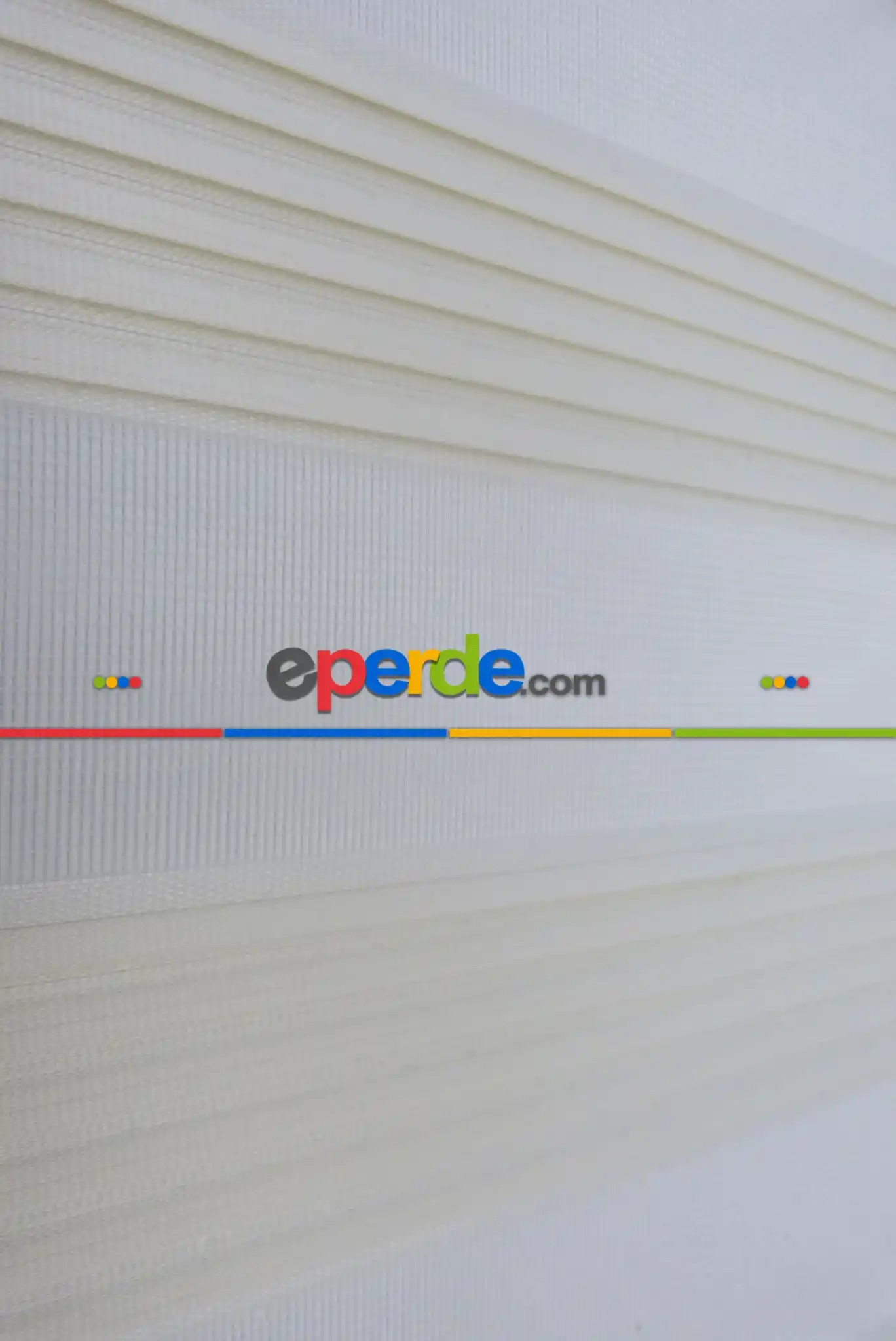 Oturma Odası - Dar Plise Zebra Zebra- Krem