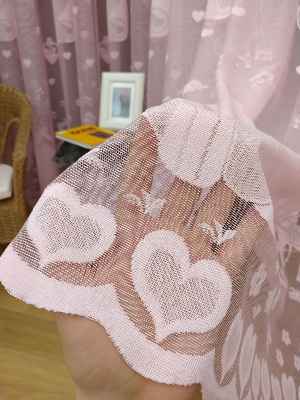 Çocuk Odası Tül Perde - Pembe Tül Perde Sindirella- Pembe