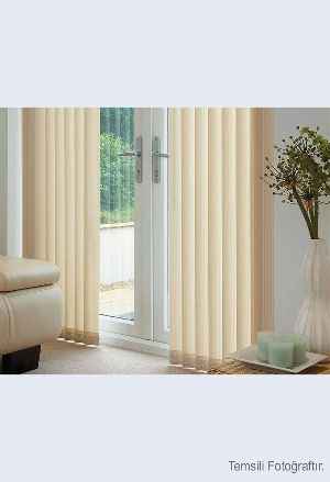 Dikey Perde - Krem 10302- Krem