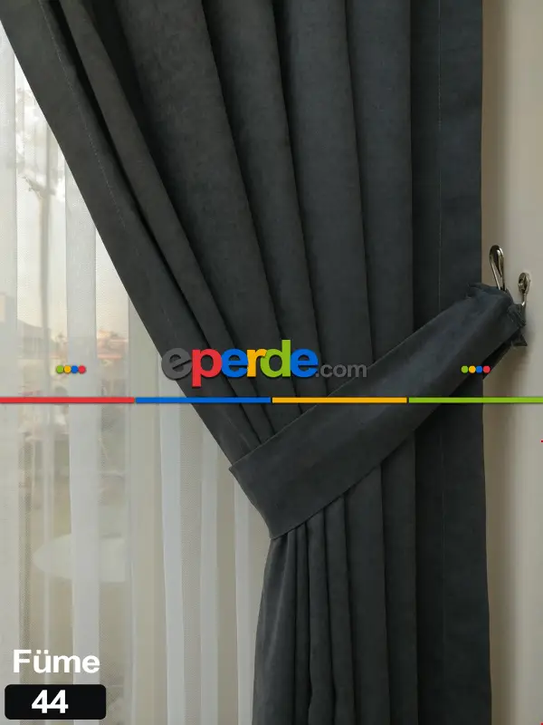 Düz Kadife Dokulu Panama Fon Perde 45 Farklı Renk (özel İndirimli Fiyat)