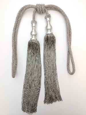 Gri Braçol Perde Bağı- Gri-füme-antrasit