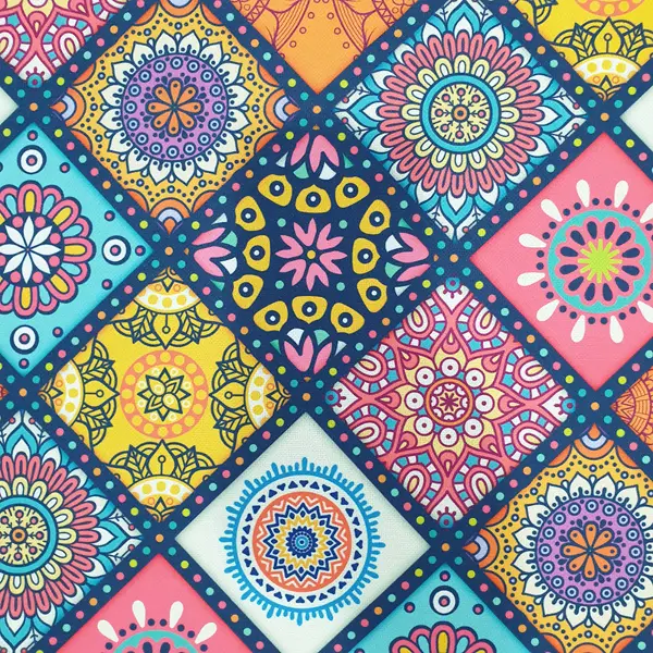 Mutfak Fon Perde Baskılı K489 E- Yeşil