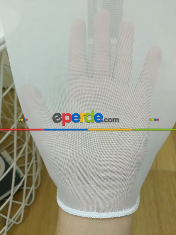 Salon Tül - Ekru Tergal Vual Düz Tül Perde- Ekru