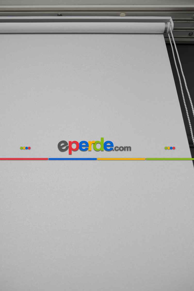 Yatak Odası - Ekru Renk Lazer Kesim Mat Stor Perde (ister Düz - İster Lazer Kesimli Satın Alın)