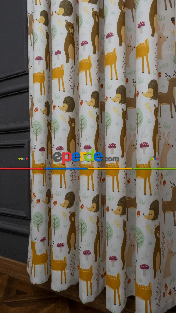 Trend Bebek - Çocuk - Genç Odası Fon Perde Modelleri 20234 (sınırsız En Ölçüsü )-kiremit Rengi-kahve-hardal Sarısı-fıstık Yeşili