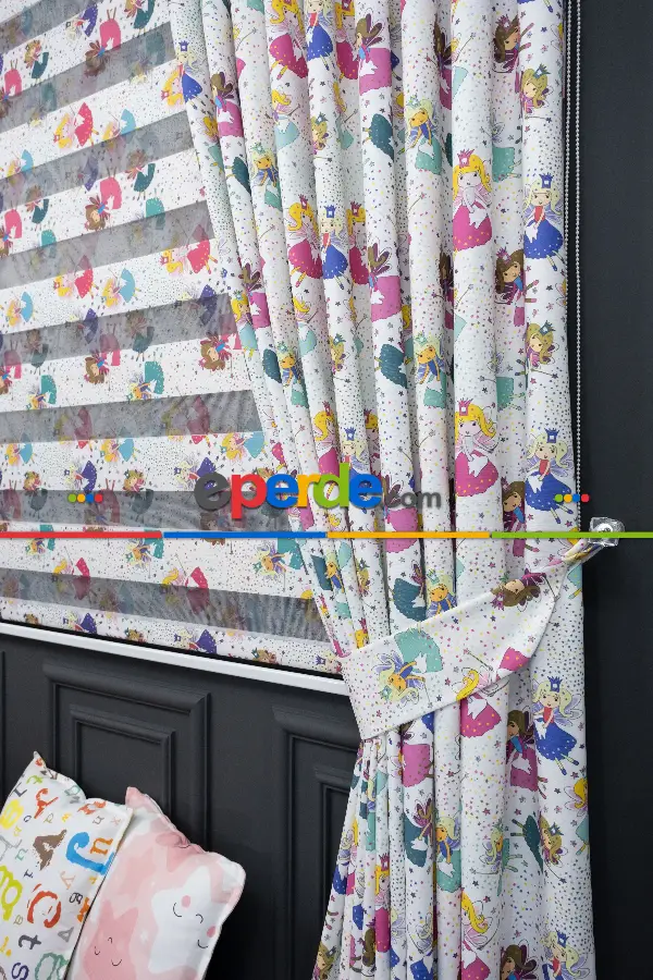 Trend Bebek - Çocuk - Genç Odası Fon Perde Modelleri 2025 (sınırsız En Ölçüsü )- Turkuaz-haki-mürdüm-fuşya-kahve-hardal