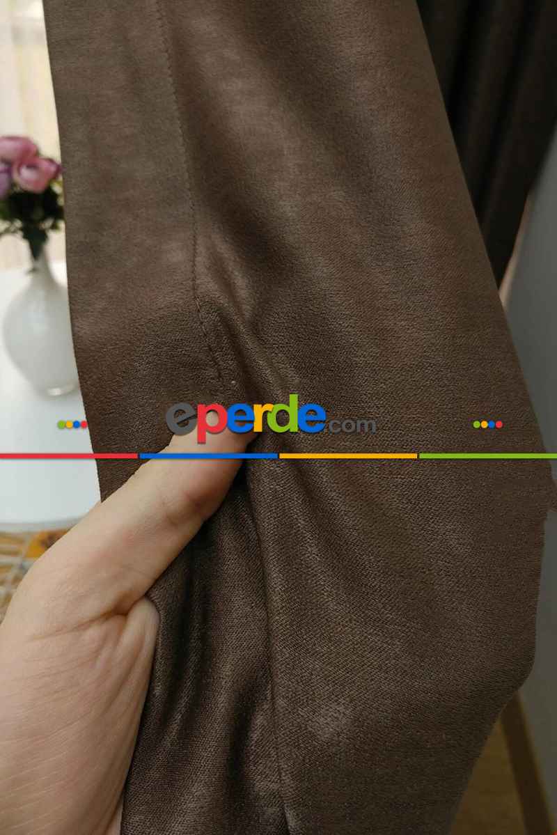 Soft Fon Perde Sütlü Kahve- Sütlü Kahve