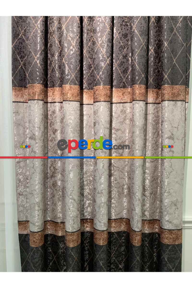 Brillant Fon Perde Yeni Moda Tasarım Renk Kanat Yan Perdeler Salon Misafir Odası Perde