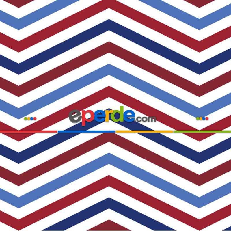 Zigzag Desenli Fon Perde Evm408-5kumaşı Kalındır Duck Bezi Değildir- Lacivert-Mavi-Beyaz-Bordo