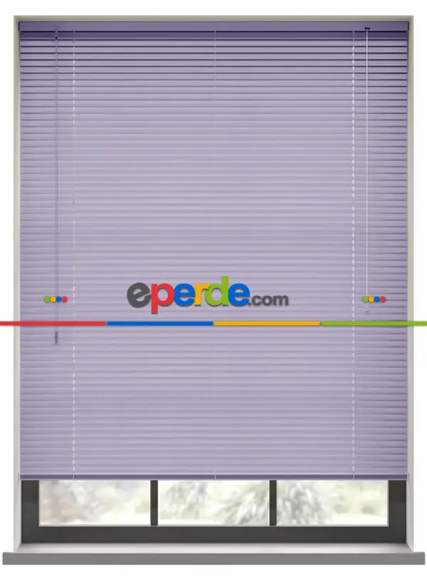 Mutfak - Oda Perde - 50mm Metal Jaluzi Perde, Polywood, Ahşap Görünümlü, Alev Almaz, Antrasit, Siyah Ve Ahşap Tonlarında