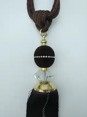 Kahve Rengi Taşlı Braçol- Kahve