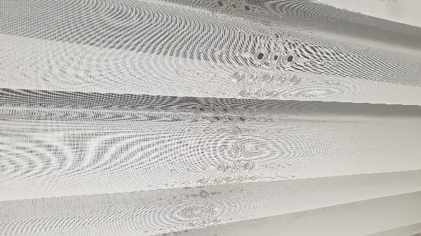 Salon Tül Modelleri - Taç Tül Perde Yen Tasarım Guernica Tül Gri Gümüş İşlemeli