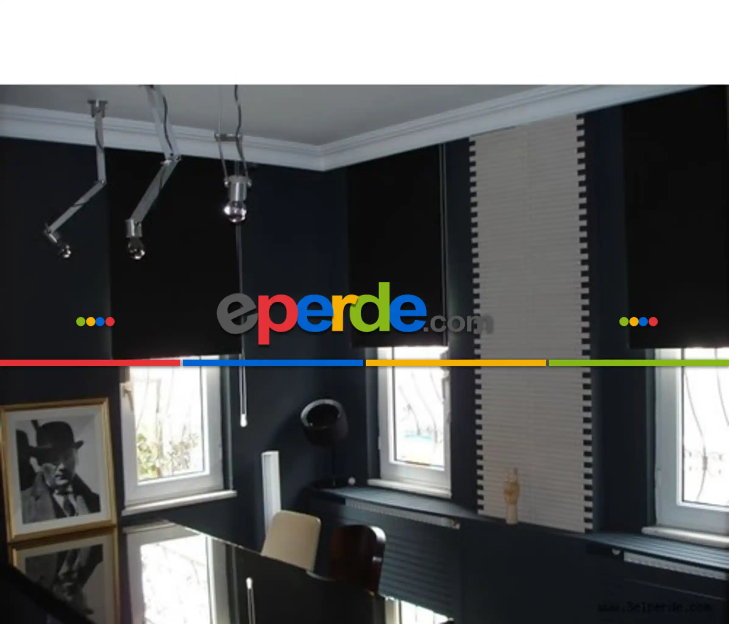 Siyah Blecaut Karartma Stor Perde- Siyah