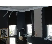 Yatak Odası Stor Perde - Siyah Blecaut Karartma Stor Perde- Siyah