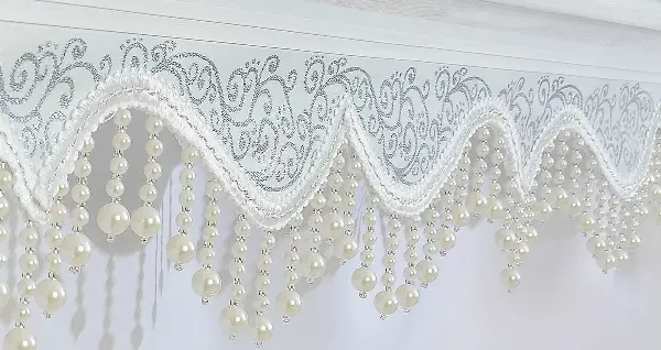 Boncuklu Zebra Perde - Kampanyalı - Hazır Ölçüler - Aynı Gün Kargolanır 80cm X 200cm 