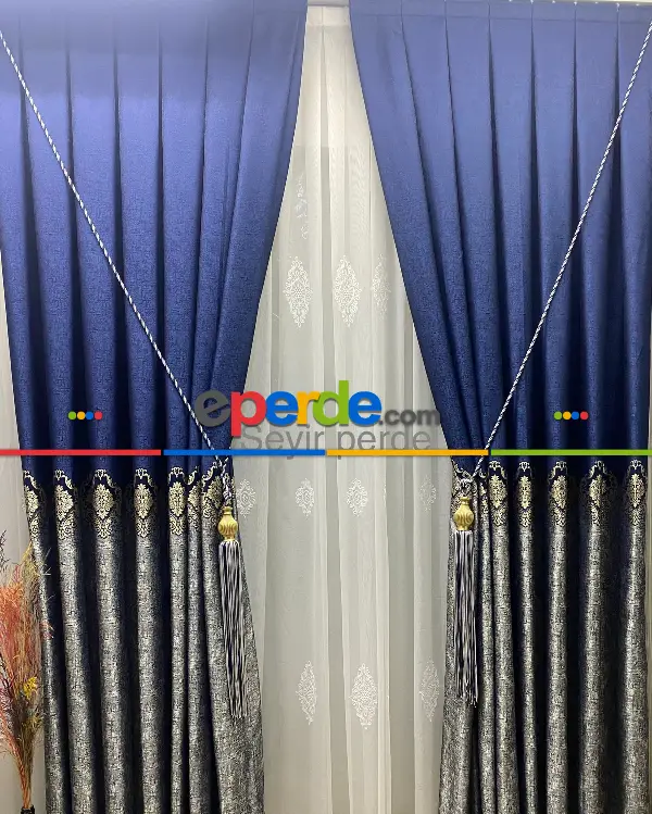Salon - Pano Fon Perde - Yeni Model - Pano Perde