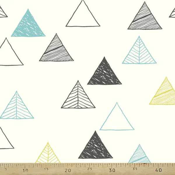 Popart Desenli Fon Perde Evm353-1 Kumaşı Kalındır Duck Bezi Değildir- Siyah-Mavi-Beyaz