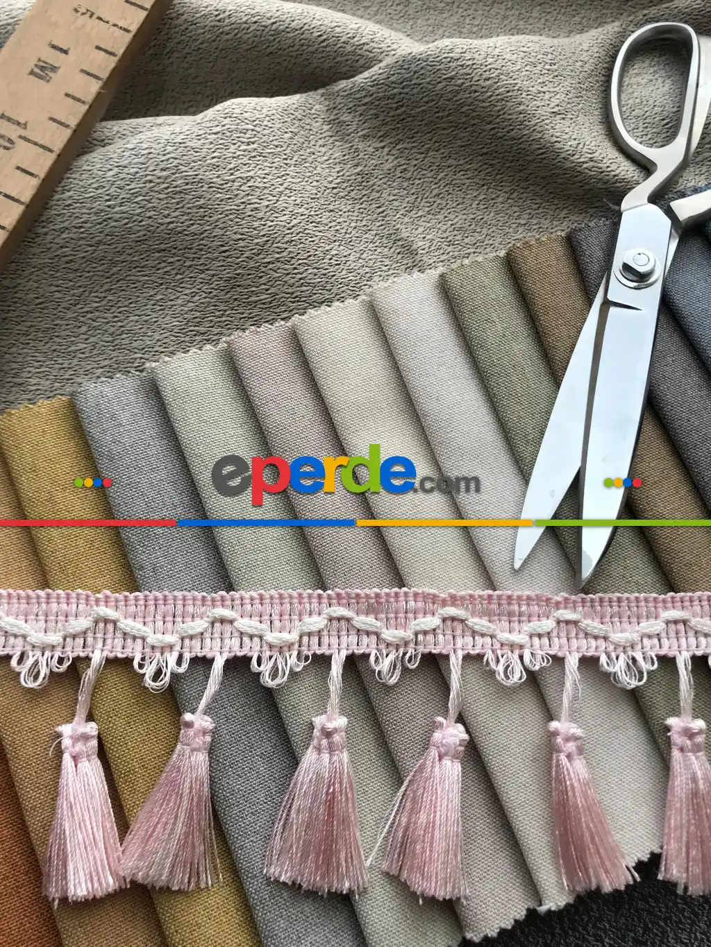 Trend Saçak Serisi Ps-30- Krem-pembe Pudra Pembe