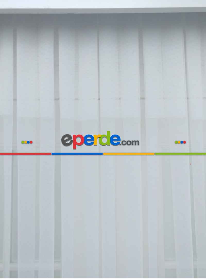 Yatak Odası - Grek Etek Ucu Nakışlı Modern Tül Perde