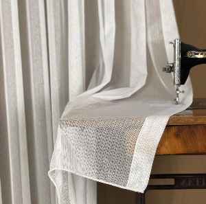 Keten 10 Zerafet! Dokuma Tül Örme Değil. Yerli Üretim Kalite!- Ekru