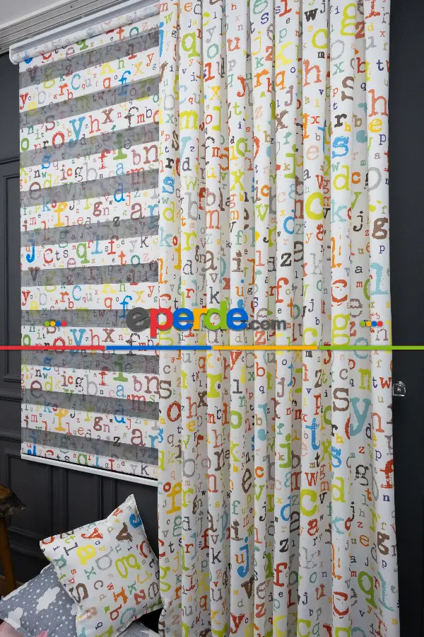 Trend Bebek - Çocuk - Genç Odası Fon Perde Modelleri 2025 (sınırsız En Ölçüsü )- Mavi-gri-füme-antrasit-kiremit Rengi-kahve-hardal Sarısı-fıstık Yeşili