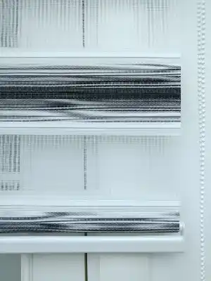 Siyah Zebra Perde Omre Degrade Geçişli- Siyah