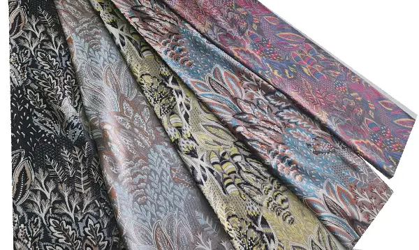 Taç Amazon Renkli Yaprak Model Pano Fon Perde 70cm X 290cm 