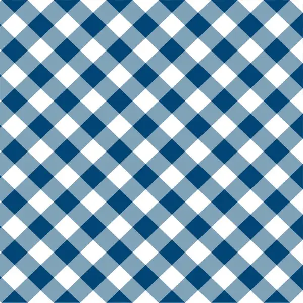 Mutfak Perdesi Kanat Fon Perde Ekose Desenli- Mavi