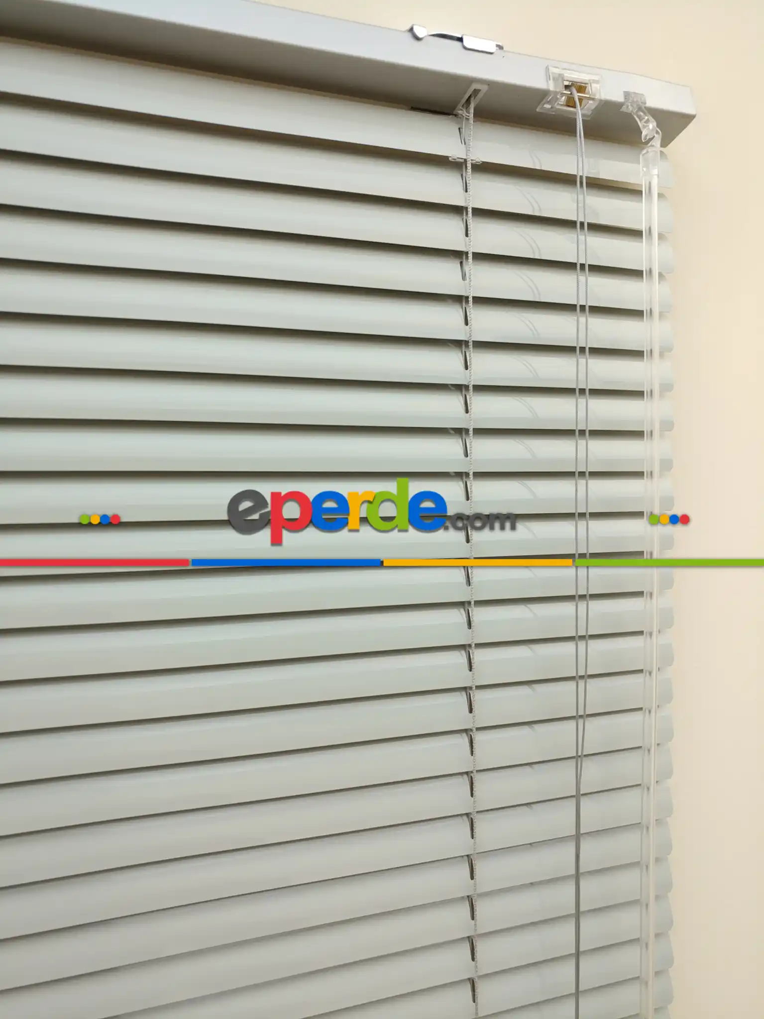 Gri - Alüminyum Jaluzi Perde - 25mm Kalınlığında- Gri