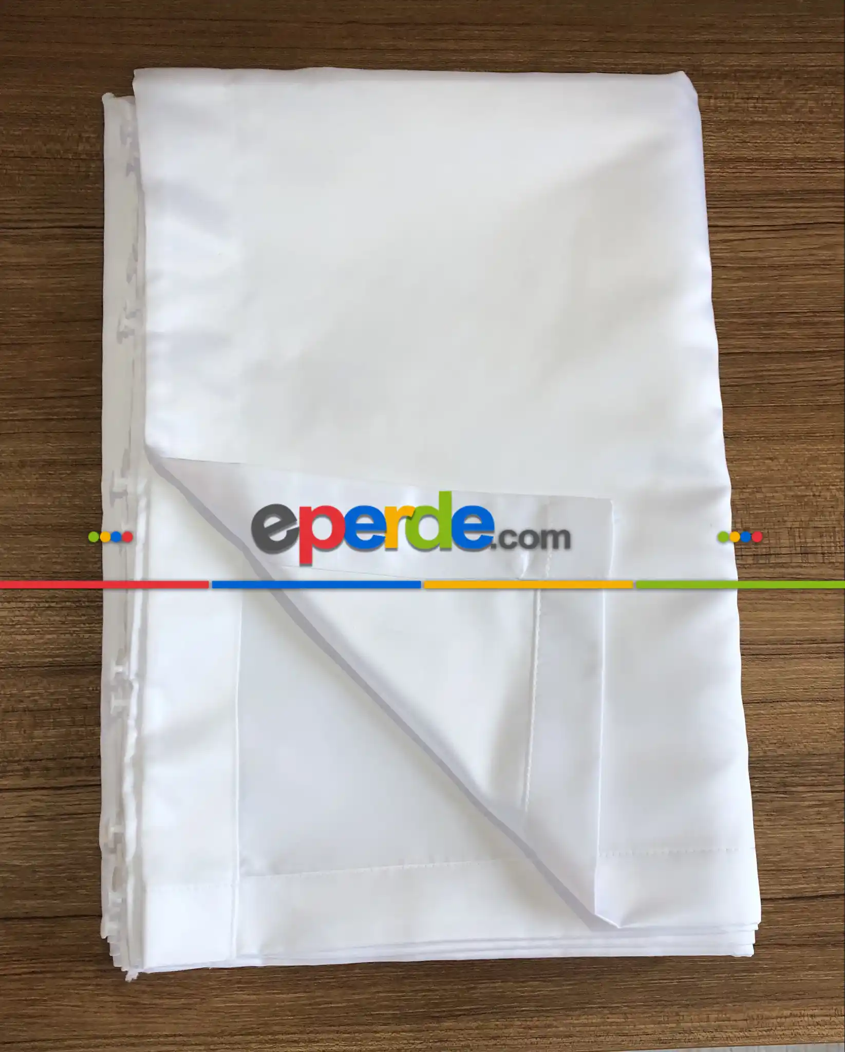 1.kalite Atlas Saten Beyaz Güneşlik (yere Kadar Camlar İçin)