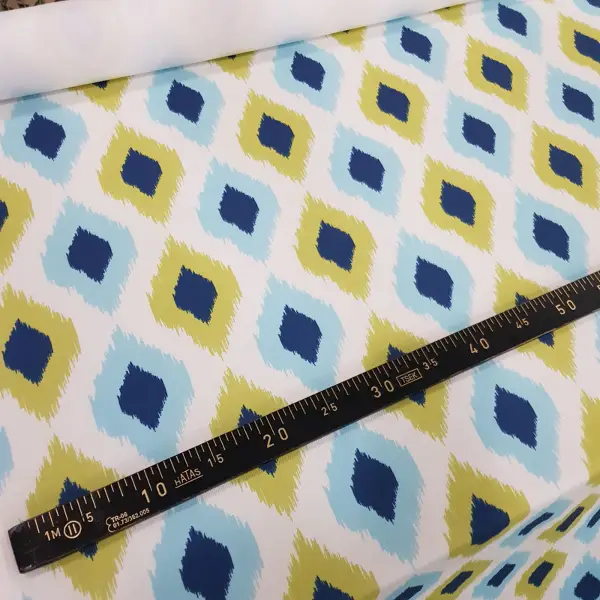 Salon Fon - İkat Desenli Fon Perde Evm1503-3 Kumaşı Kalındır Duck Bezi Değildir-  Çok Renkli 2